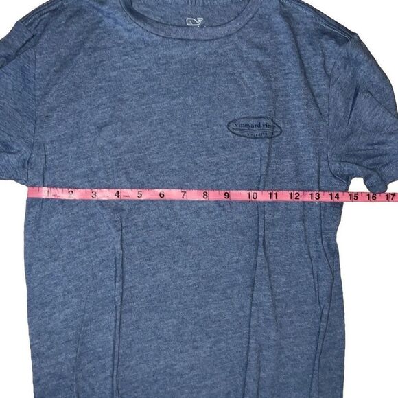 Vineyard Vines Island Tee Blue Short Sleeve T-Shirt Small Logo Adult XS X-Small - Picture 6 of 6